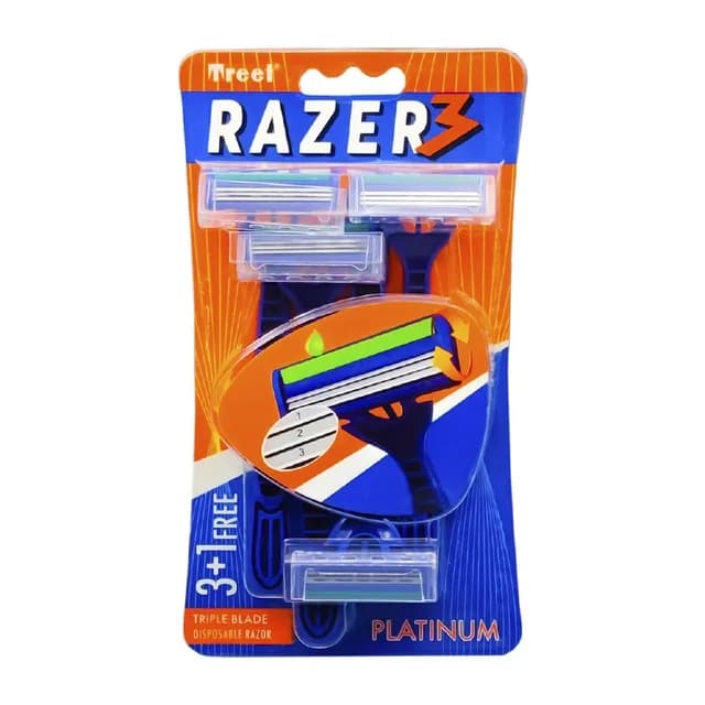 خودتراش مدل 3Blades بسته ۴ عددی تریت