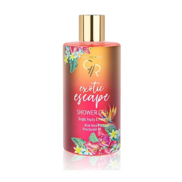 شاور ژل مدل Exotic Escape حجم ۳۵۰ میلی لیتر گلدن رز