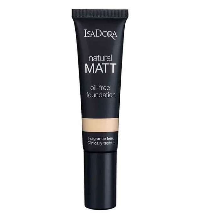 کرم پودر Natural Matt حجم ۳۵میل ایزادورا