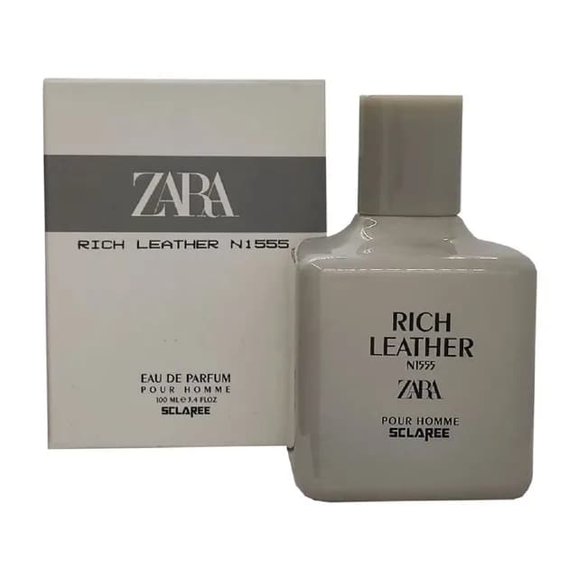 ادوپرفیوم مردانه مدل Rich Leathe Zara حجم ۱۰۰ میلی لیتر اسکلاره
