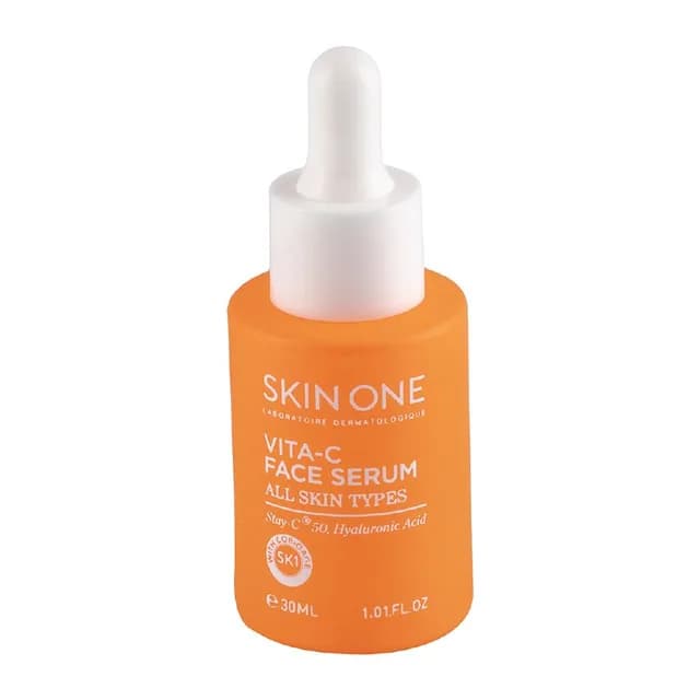 سرم صورت مدل Vit C مناسب انواع پوست حجم ۳۰ میلی لیتر اسکین وان