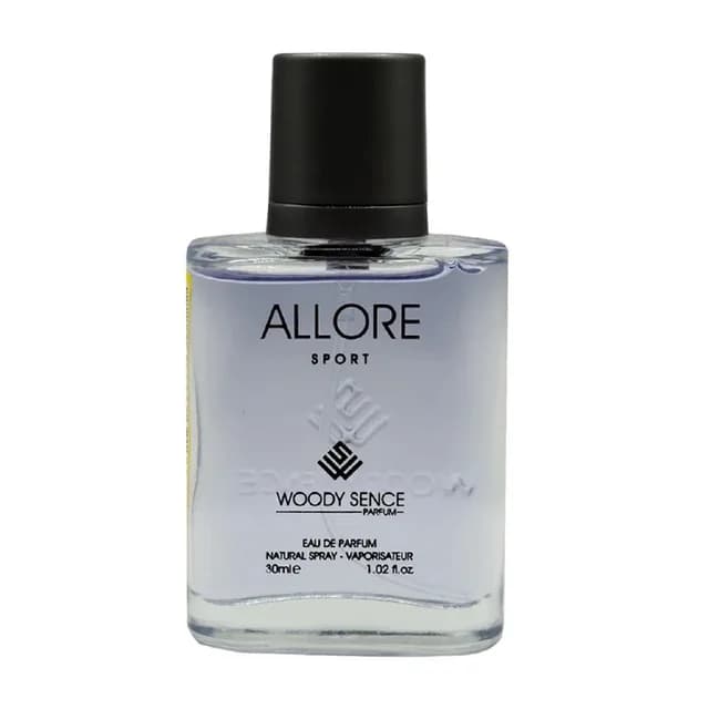 عطر جیبی مردانه مدل Allure Sport Blue حجم ۳۰ میلی لیتر وودی سنس