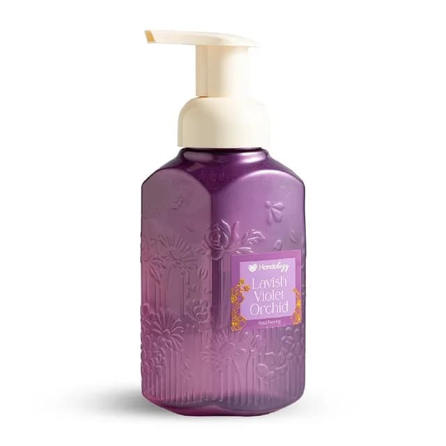 مایع دستشویی فومی فلورال مدل Lavish Violet Orchid حجم ۳۰۰ میلی لیتر هندولوژی