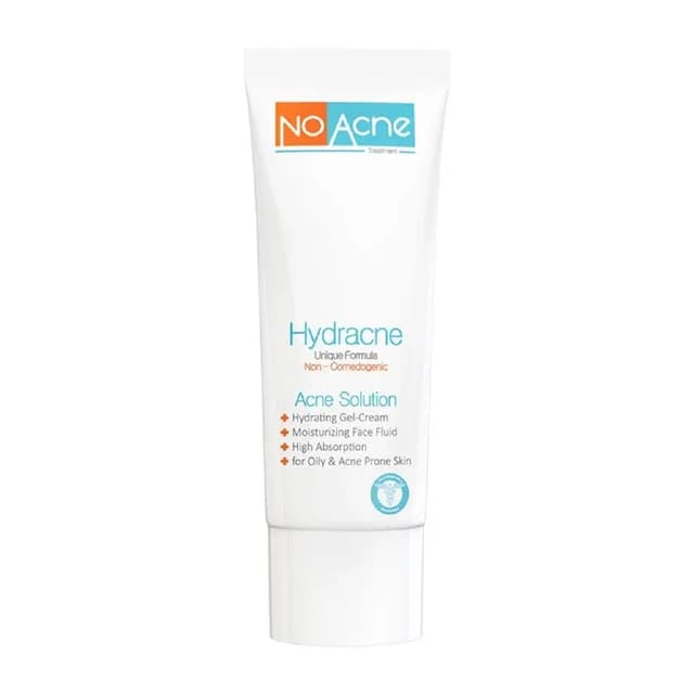 ژل کرم آبرسان صورت مدل Hydracne مناسب پوست چرب و مستعد آکنه حجم ۴۰ میلی لیتر نو آکنه