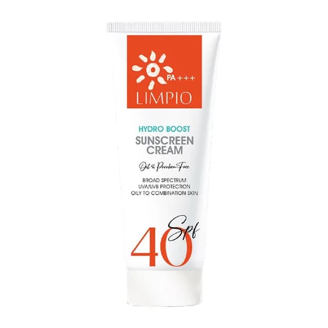کرم ضد آفتاب فاقد رنگ با SPF40 مناسب انواع پوست حجم ۵۰ میلی لیتر لیمپیو